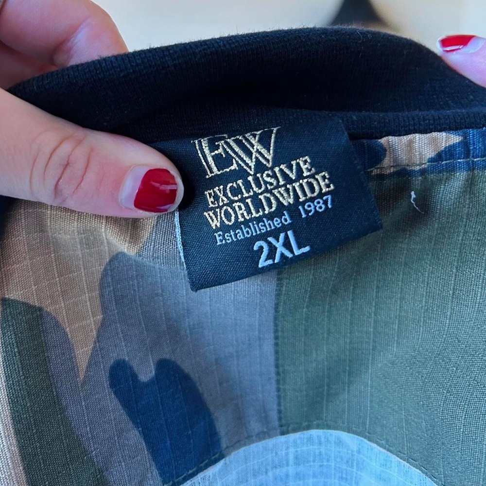 Camouflage Patchwork Jacket - image 8